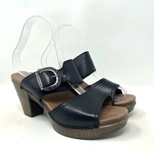 Dansko women's clog heels black EU 38 (US size 8)